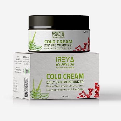 Ireya Ayurveda Moisturizing Cold Cream with Rose & Aloe Vera Extract - Ireya Ayurveda