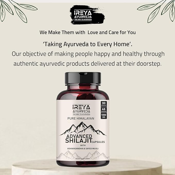 Ireya Ayurveda Shilajit Extract Capsules - Ireya Ayurveda