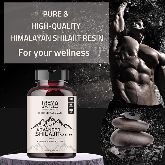 Ireya Ayurveda Shilajit Extract Capsules - Ireya Ayurveda