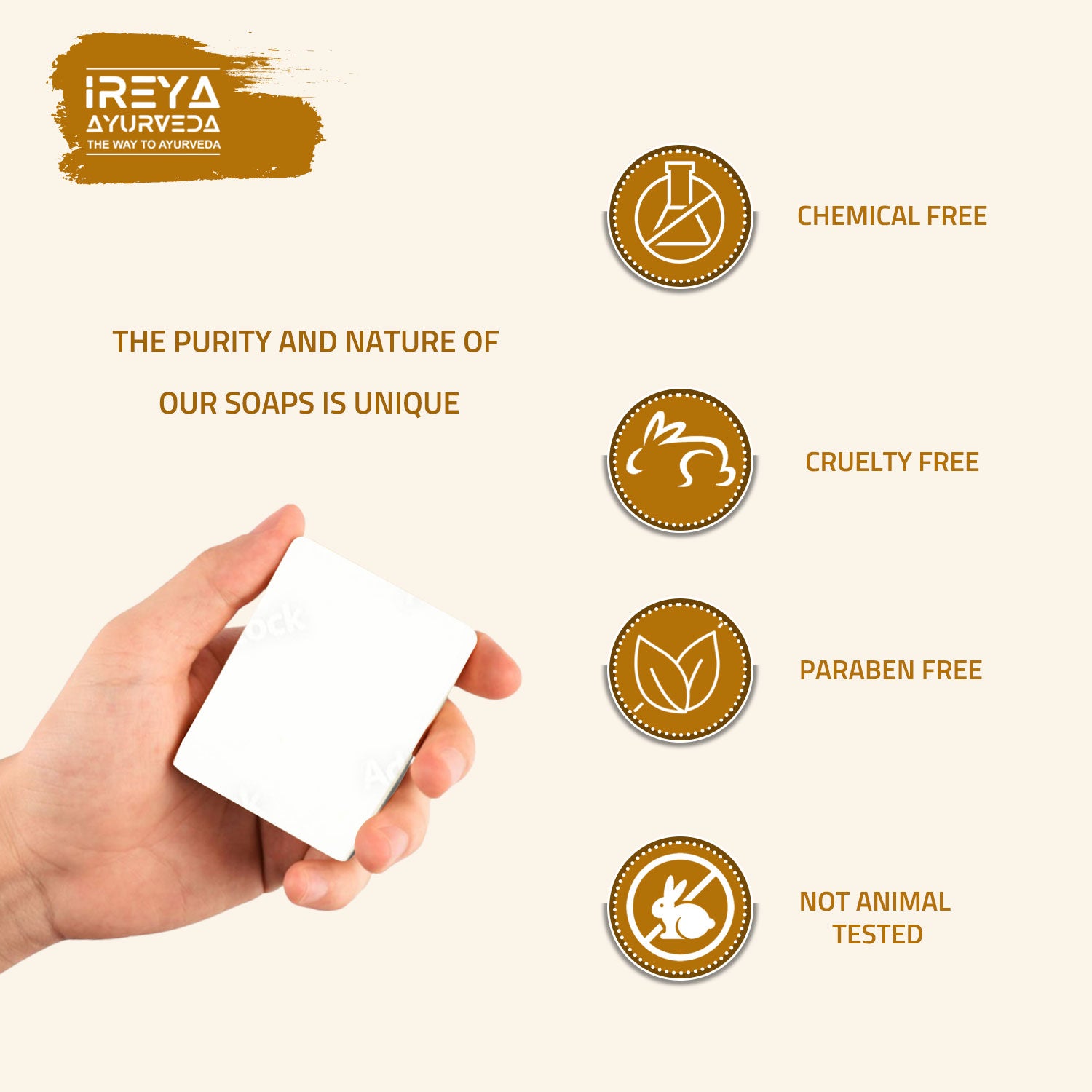 Handmade Goat Milk Soap with Lavender Oil Combo (Pak of 2) - Ireya Ayurveda