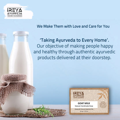 Goat Milk Soap With Lavender Shea Butter - Ireya Ayurveda