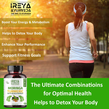 Moringa Turmeric Capsules - Ireya Ayurveda