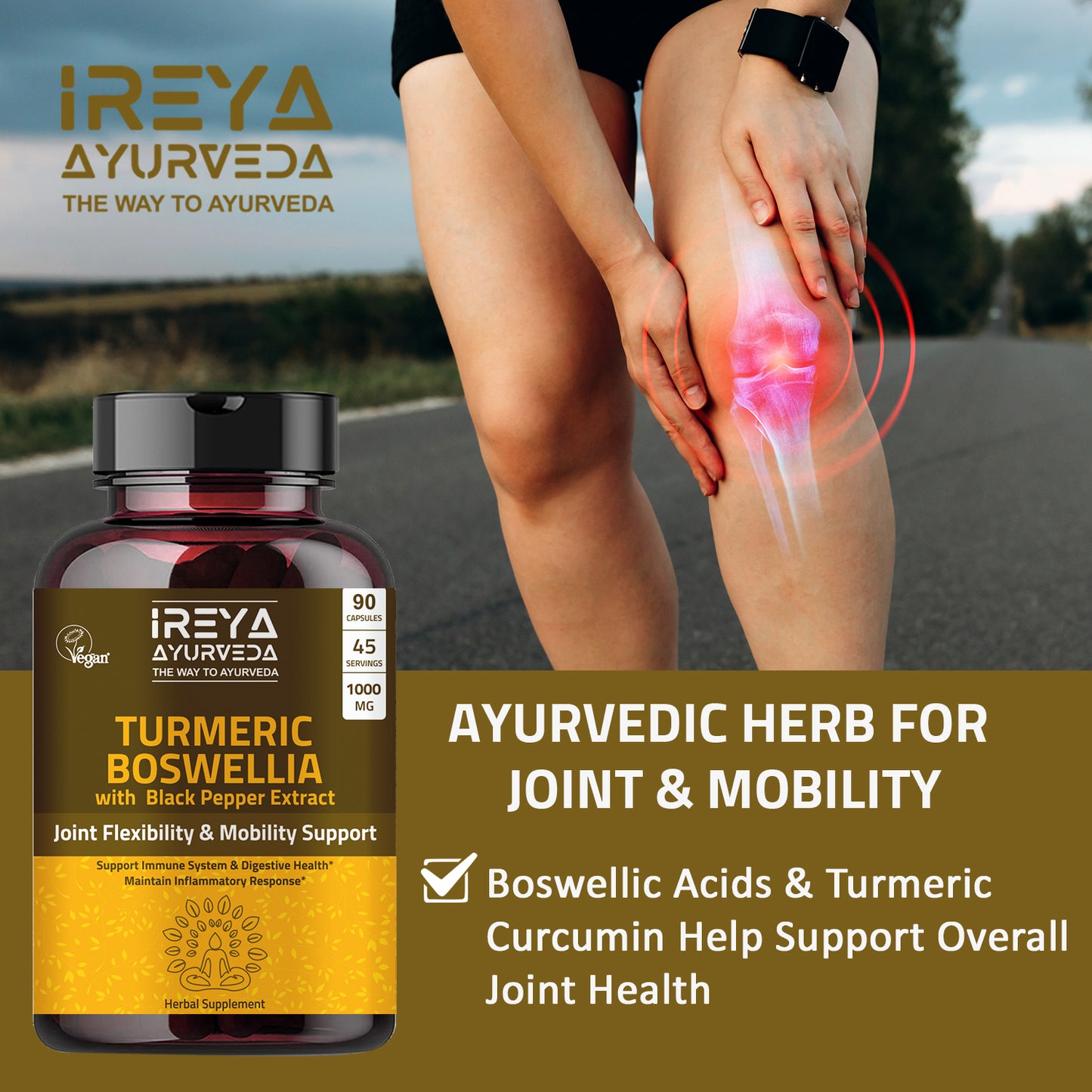 Turmeric Boswellia Extract - Ireya Ayurveda