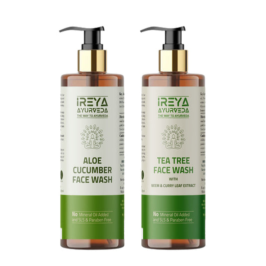 Combo offer aloe vera and tea tree with neem face wash 