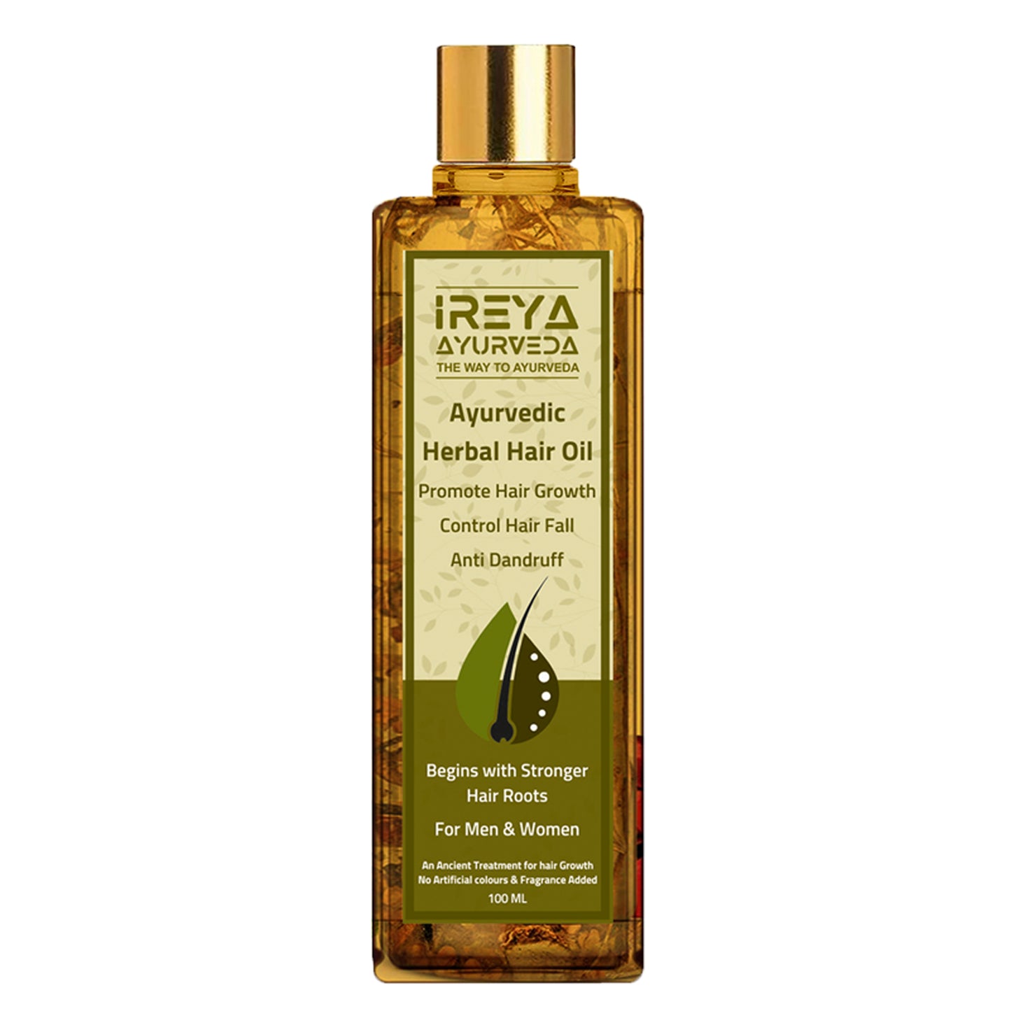 Ayurvedic Herbal Hair oil for Hair Growth - Ireya Ayurveda