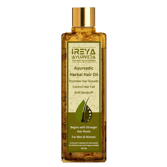 Ayurvedic Herbal Hair oil for Hair Growth - Ireya Ayurveda