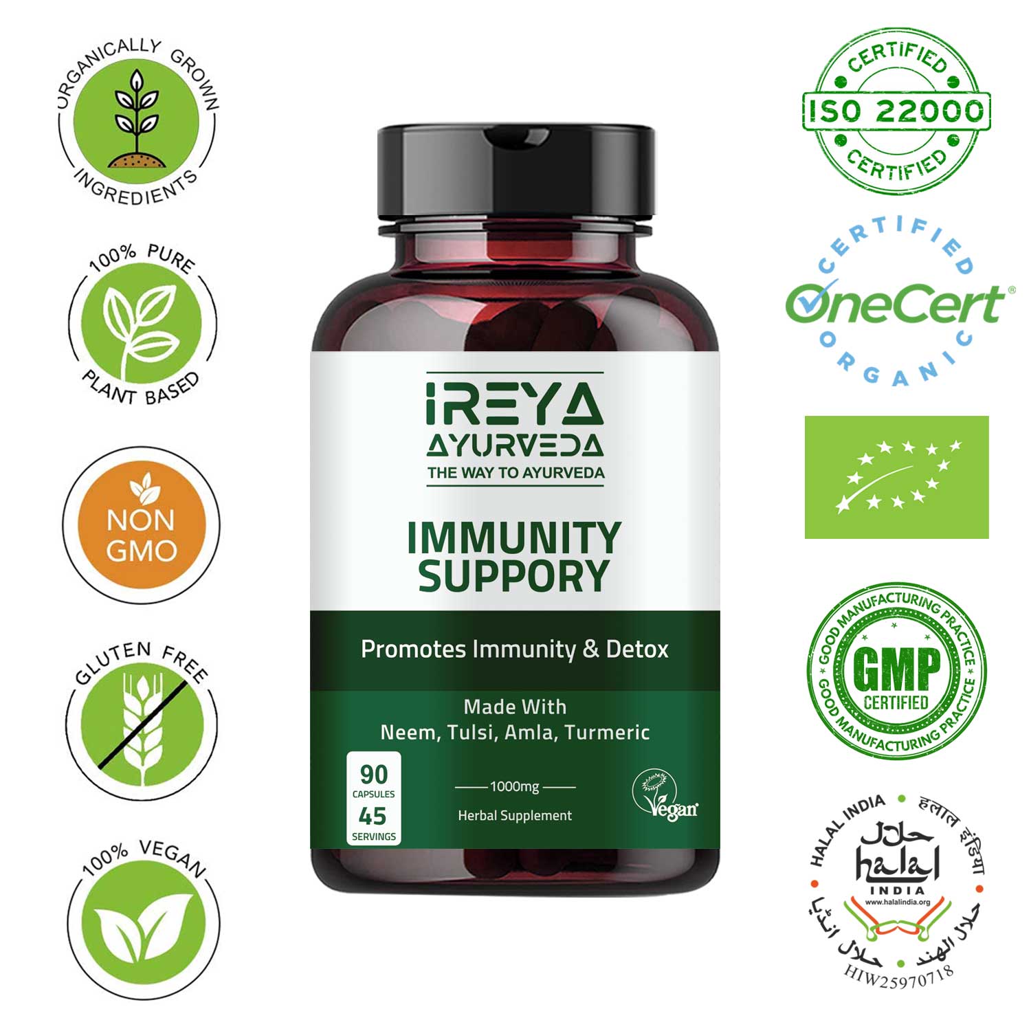 Immune Support Capsule - Ireya Ayurveda