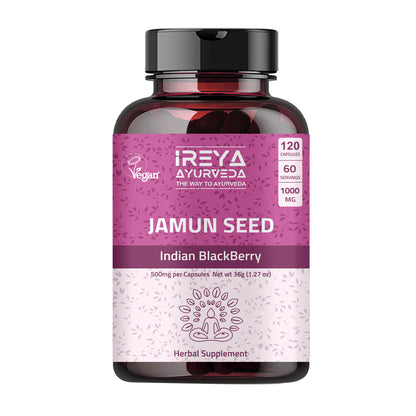 Jamun Seed Capsules - Ireya Ayurveda