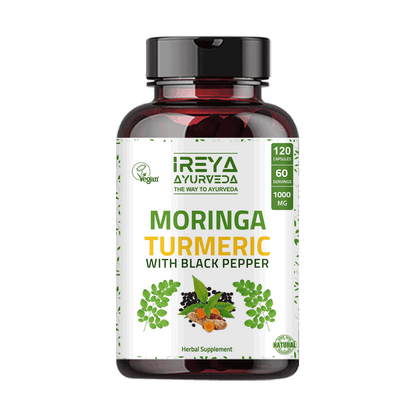 Moringa Turmeric Capsules - Ireya Ayurveda