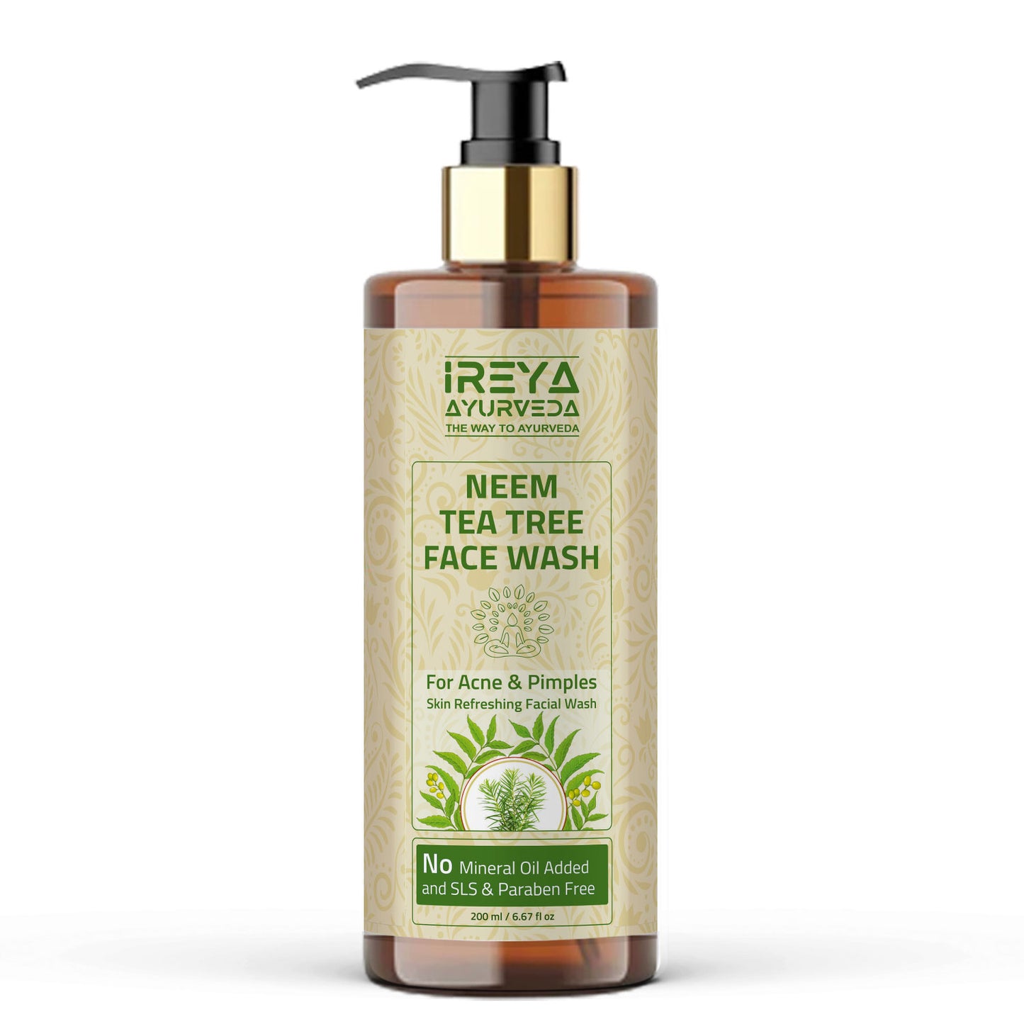 Neem Tea Tree Face Wash - Ireya Ayurveda