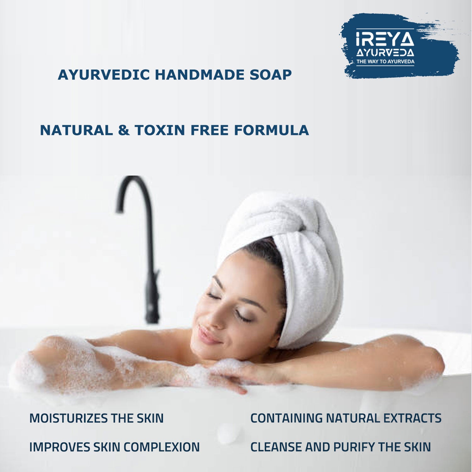 Rice Water Soap - Ireya Ayurveda